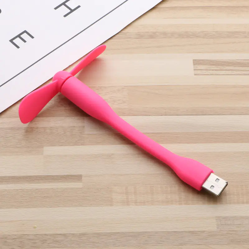 Mini Flexible USB Handheld Cooling Fan for Devices
